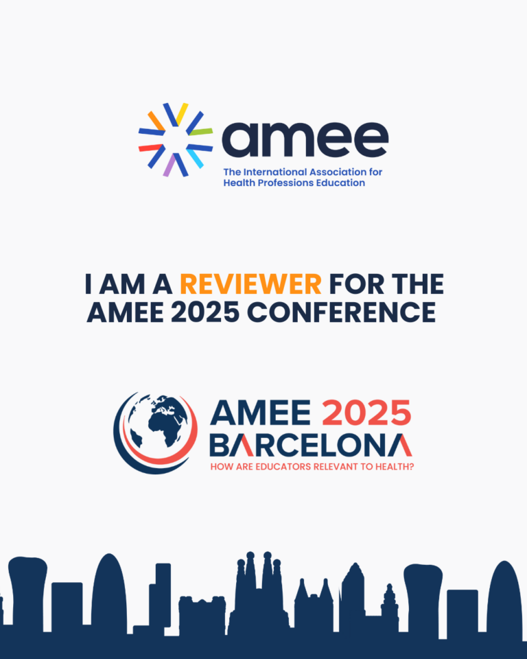 I am a reviewer for the AMEE 2025 Conference