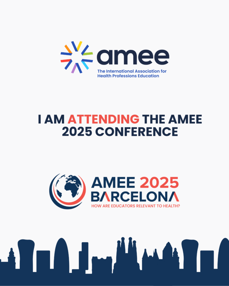 I am attending the AMEE 2025 Conference Barcelona