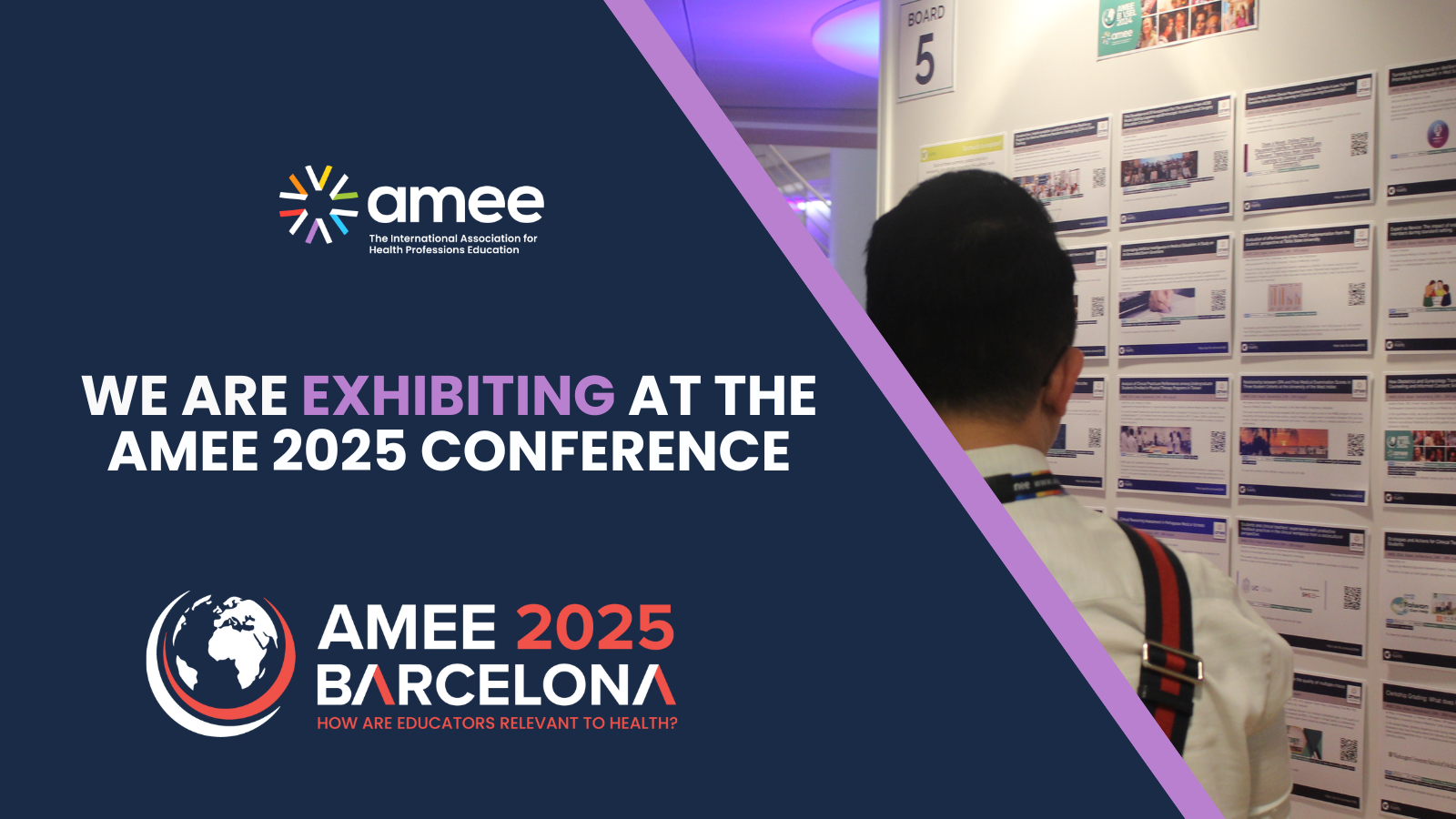 We are exhibiting at the AMEE 2025 Conference Barcelona